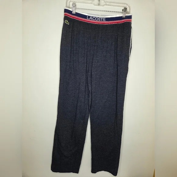 Lacoste Size M -Men's Blue Sleepwear Pants - Picture 1 of 10